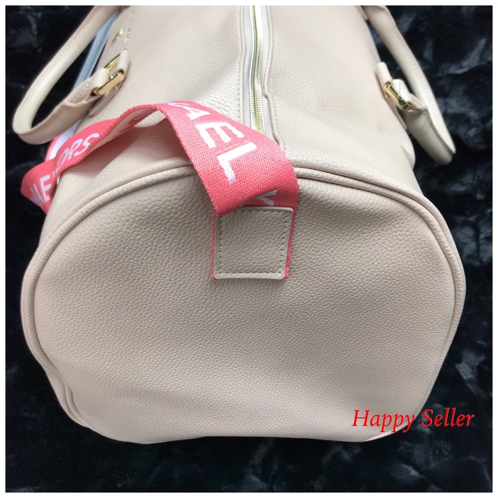 Michael Kors Duffle Bag Purse Tote Pink Rose Gold - Picture 6 of 8